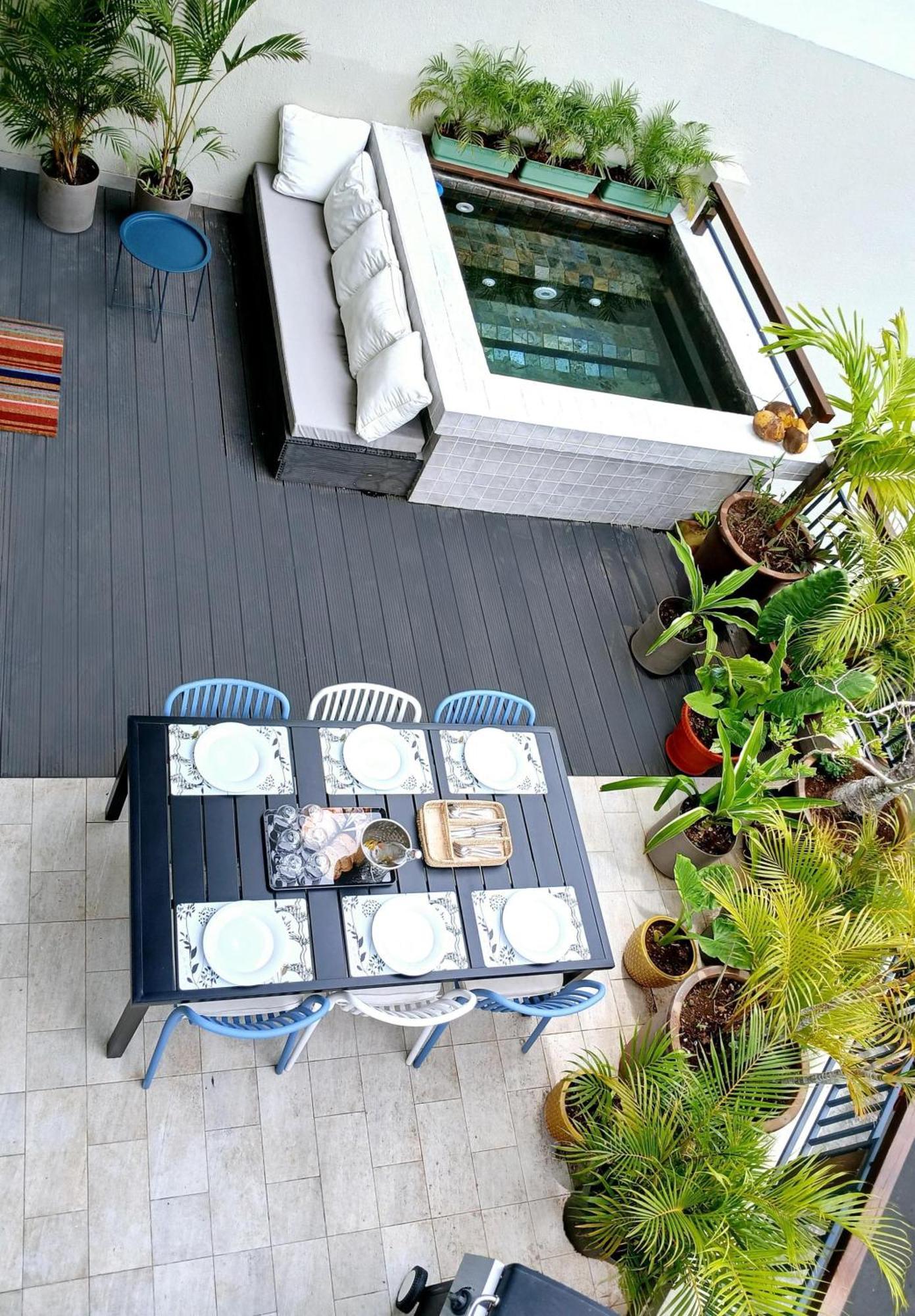 Seaside 3 Suites Penthouse With Pool Gym & Bbq Terrace كاب مالهيريوكْسْ المظهر الخارجي الصورة